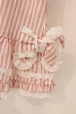画像5: PINK HOUSE / ローンフリル使いストライプベストブラウス  ピンク O-26-05-07-025-LO-BL-OW-OS (5)