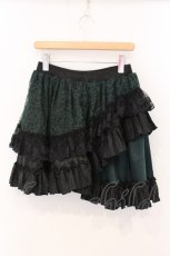 画像4: Qutie Frash / DSパニエスカート  ブラック×グリーン O-26-05-09-026-QU-SK-OW-OS (4)