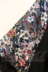画像5: Qutie Frash / ファーフードポンチョコート  ブラック O-26-05-09-031-QU-CO-OW-OS (5)