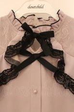 画像2: Rojita / Wリボンレース切替ラッフルブラウス  ピンク O-26-05-09-034-LO-TO-IG-OS (2)