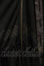 画像4: Ozz oneste / 華椿モダンプリント入りワンピース  ブラック×レッド O-26-05-09-040-OO-OP-IG-OS (4)
