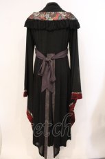 画像6: Ozz oneste / 華椿モダンプリント入りワンピース  ブラック×レッド O-26-05-09-040-OO-OP-IG-OS (6)