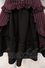画像3: NOEMIE / ゴシックヨークフリルセットアップ  ワイン O-26-05-09-043-LO-OP-IG-OS (3)
