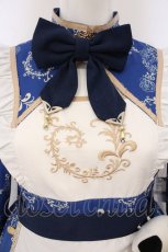 画像2: To Alice / パンダチャイナメイドワンピース  アオ O-26-05-09-049-LO-OP-OW-OS (2)