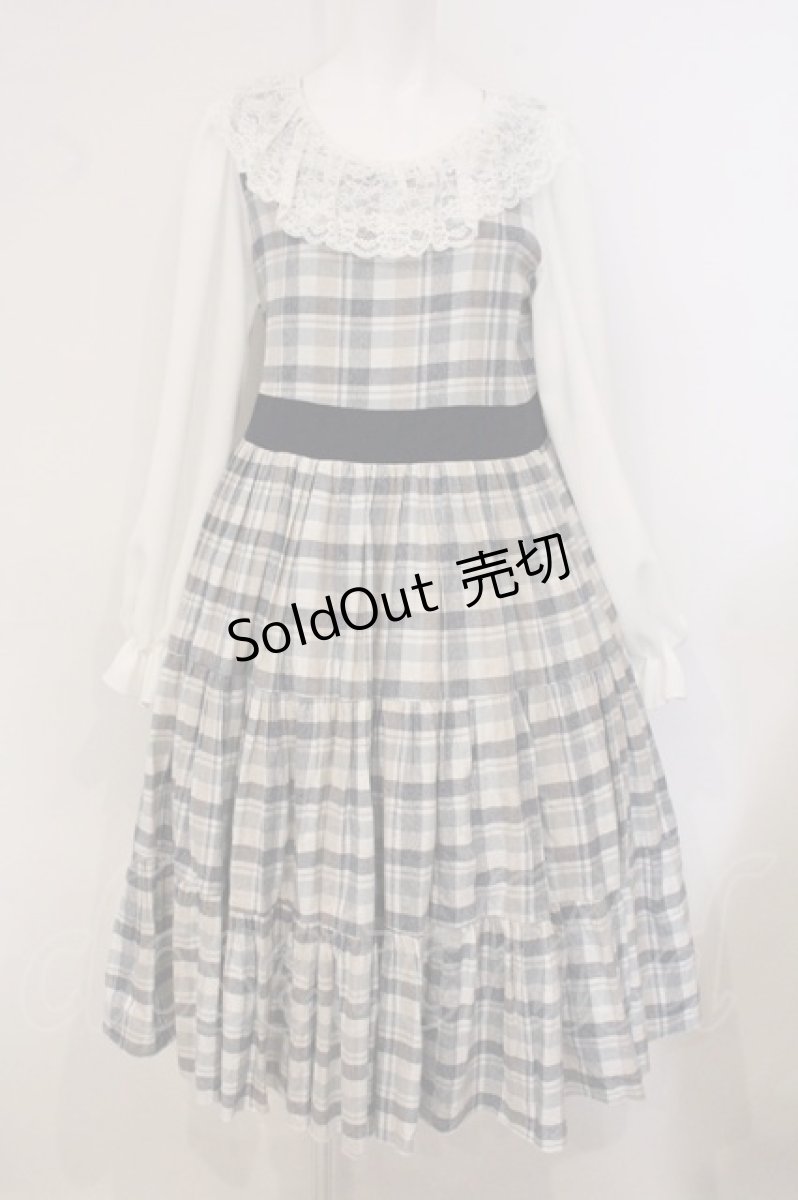 画像1: marcHenTica / オルネラワンピース サイズ(採寸をご確認ください) ブルー系 O-26-05-09-050-LO-OP-OW-OS (1)