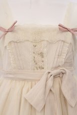 画像2: LOLITA / お花刺繍チュールジャンパースカート L アイボリー O-26-05-09-051-LO-OP-OW-OS (2)