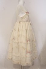 画像4: LOLITA / お花刺繍チュールジャンパースカート L アイボリー O-26-05-09-051-LO-OP-OW-OS (4)