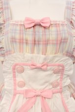 画像2: Angelic Pretty / Sugaryタータンチェックジャンパースカート  アイボリー O-26-05-09-054-AP-OP-OW-OS (2)