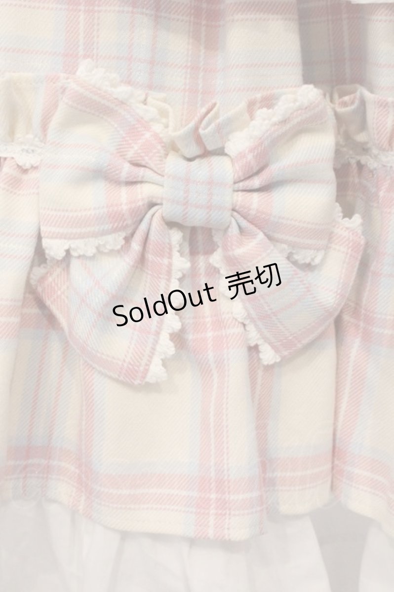 画像4: Angelic Pretty / Sugaryタータンチェックジャンパースカート  アイボリー O-26-05-09-054-AP-OP-OW-OS (4)