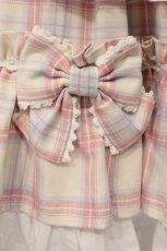 画像4: Angelic Pretty / Sugaryタータンチェックジャンパースカート  アイボリー O-26-05-09-054-AP-OP-OW-OS (4)