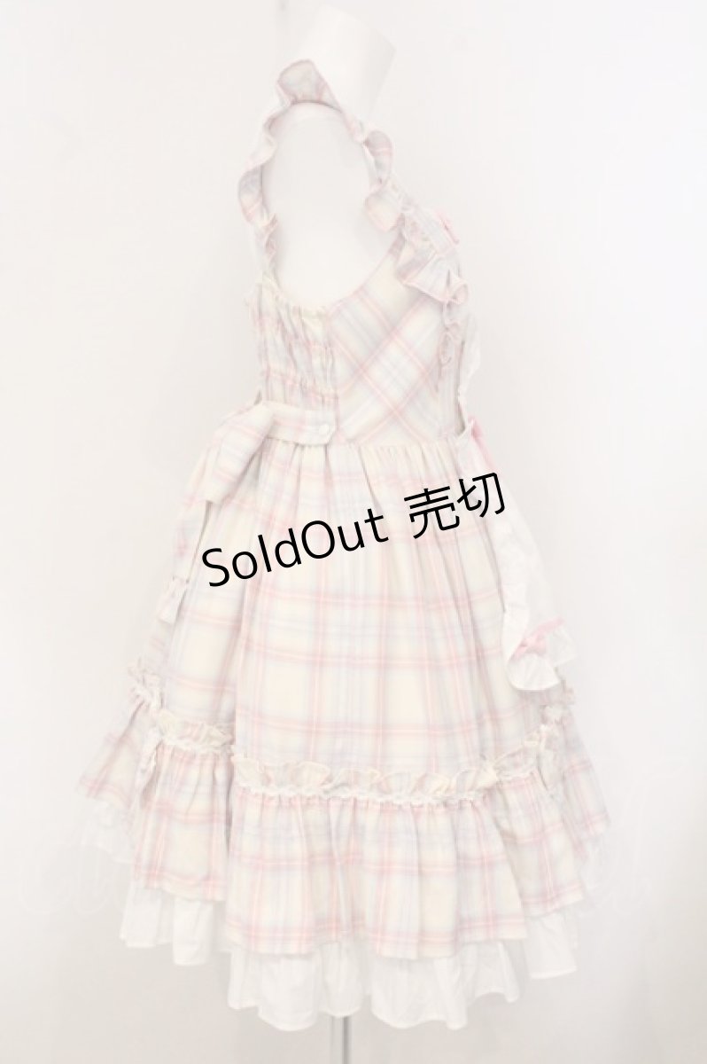 画像5: Angelic Pretty / Sugaryタータンチェックジャンパースカート  アイボリー O-26-05-09-054-AP-OP-OW-OS (5)