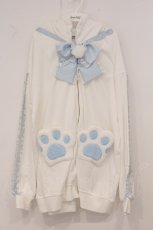 画像1: Ank Rouge / ネコちゃんBigパーカー M シロ O-26-05-09-060-CA-TO-OW-OS (1)