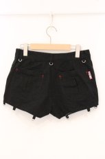 画像4: MAD / 十字架刺繍ショートパンツ L ブラック O-26-05-09-065-PU-PA-IG-OS (4)