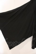 画像3: Deorart / ジオメトリック柄アシンメトリー着物シャツ F ブラック×ホワイト O-26-05-09-066-PU-BL-IG-OS (3)