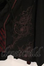 画像3: Ozz Croce / フード付きイレヘムワンピース  レッド×ブラック O-26-05-09-069-OO-OP-IG-OS (3)