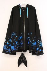 画像1: IRO+IRO / 尾崎ドミノさんコラボグッズ 深海のお魚パーカー  ブラック O-26-05-09-070-LO-TO-IG-OS (1)