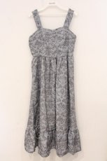 画像1: m petit by misako / MSKトワルドジュイジャンパースカート M グレー O-26-05-09-073-LO-SK-IG-OS (1)