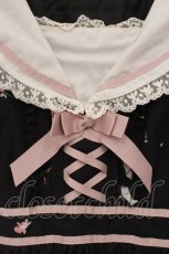 画像2: LIZ LISA / メイクアップラビット柄ワンピース  クロ O-26-05-09-083-LO-OP-OW-OS (2)