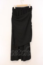 画像4: Deorart / フラップ付レイヤード・袴ワイドパンツ L ブラック O-26-05-09-011-PU-PA-IG-OS (4)