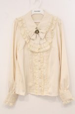画像1: Amavel / Antique Dollフリルブラウス F アイボリー O-26-05-09-015-CA-BL-OW-OS (1)
