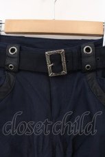 画像2: Rozen Kavalier / 刺繍入りストレッチパンツ  ネイビー O-26-05-09-002-OO-PA-OW-OS (2)