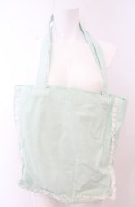 画像2: merry jenny / Dream Garden-tulip ribbon lace tote　トートバッグ  ミント O-26-05-10-007-LO-BG-OW-OS (2)