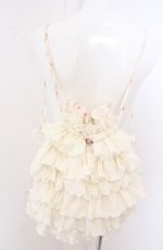 画像1: axes femme / フリルナップサック  シロ O-26-05-10-010-AX-BG-OW-OS (1)