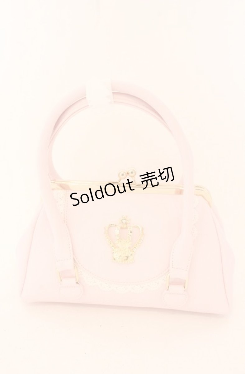 画像1: BABY,THE STARS SHINE BRIGHT / 王冠がま口Bag  ピンク O-26-05-10-012-BA-BG-OW-OS (1)