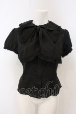 画像1: metamorphose / エッグアートジャンパースカートセットのブラウス  クロ O-26-05-10-5029-ME-OP-OW-OS (1)