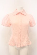 画像1: metamorphose / マーガレットカットソーブラウス  ピンク O-26-05-10-5032-ME-TO-OW-OS (1)