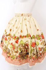 画像2: metamorphose / 森の小さな住人ミニスカート  キナリ系 O-26-05-10-5005-ME-SK-OW-OS (2)