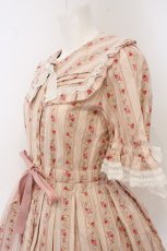 画像2: metamorphose / ドーリーコットン半袖ワンピース (花柄)  ピンク O-26-05-10-5045-ME-OP-OW-OS (2)