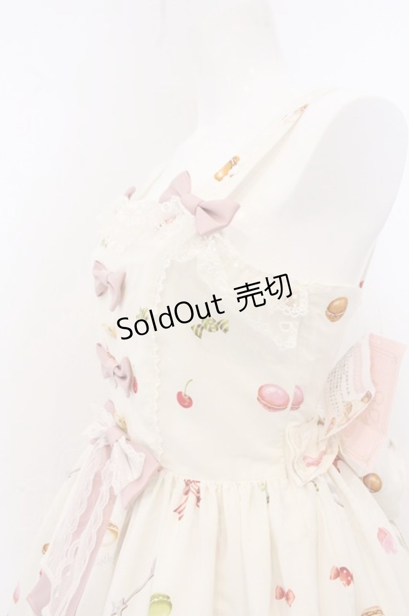 画像2: metamorphose / Sweet Rabbitsリボンジャンパースカート   O-26-05-10-5046-ME-OP-OW-OS (2)