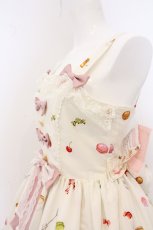 画像2: metamorphose / Sweet Rabbitsリボンジャンパースカート   O-26-05-10-5046-ME-OP-OW-OS (2)
