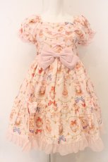 画像1: metamorphose / Dreamy Eggワンピース  ピンク O-26-05-10-5048-ME-OP-OW-OS (1)
