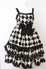 画像1: metamorphose / エッグアートダイヤジャンパースカート  クロ O-26-05-10-5049-ME-OP-OW-OS (1)