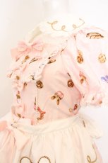 画像2: metamorphose / くまちゃんのbakery cafeワンピースセット  ピンク系 O-26-05-10-5053-ME-OP-OW-OS (2)