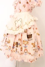 画像3: metamorphose / くまちゃんのbakery cafeワンピースセット  ピンク系 O-26-05-10-5053-ME-OP-OW-OS (3)