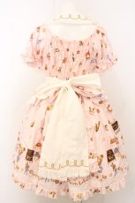 画像4: metamorphose / くまちゃんのbakery cafeワンピースセット  ピンク系 O-26-05-10-5053-ME-OP-OW-OS (4)