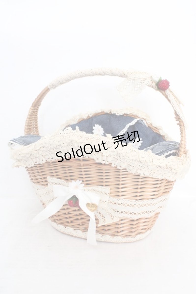 画像1: metamorphose / トーションレースかごBAG　バッグ  ナチュラル O-26-05-10-5056-ME-BG-OW-OS (1)