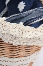 画像2: metamorphose / トーションレースかごBAG　バッグ  ナチュラル O-26-05-10-5056-ME-BG-OW-OS (2)