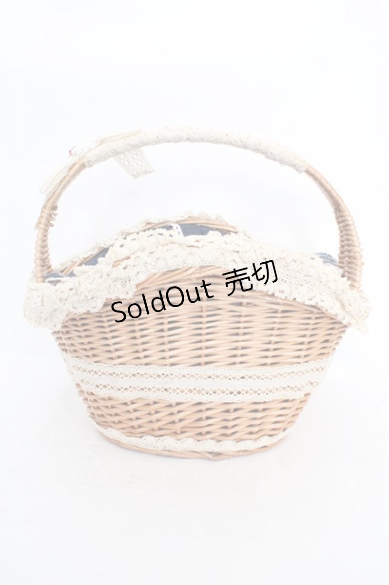 画像4: metamorphose / トーションレースかごBAG　バッグ  ナチュラル O-26-05-10-5056-ME-BG-OW-OS (4)