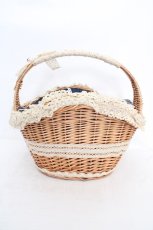 画像4: metamorphose / トーションレースかごBAG　バッグ  ナチュラル O-26-05-10-5056-ME-BG-OW-OS (4)