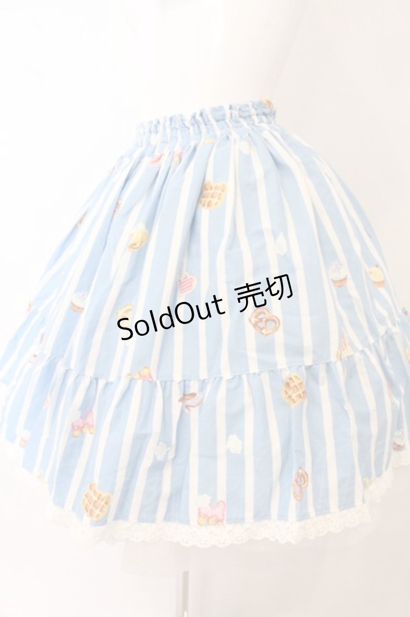 画像2: metamorphose / Patissiere Dreamミニスカート  ミルキーブルー O-26-05-10-5001-ME-SK-OW-OS (2)
