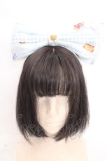 画像2: metamorphose / くまちゃんのBakery cafeリボンカチューシャ  サックス O-26-05-10-5061-ME-AC-OW-OS (2)