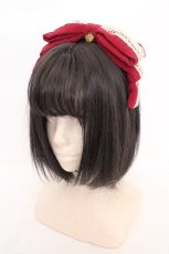 画像1: metamorphose / Brick houseあしあとリボンカチューシャ  ボルドー O-26-05-10-5064-ME-AC-OW-OS (1)