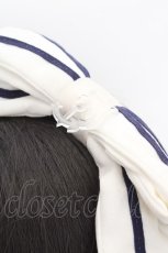 画像2: metamorphose / セーラーリボンカチューシャ  シロ O-26-05-10-5068-ME-AC-OW-OS (2)