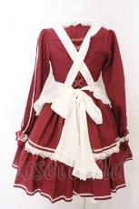 画像3: metamorphose / エルミールワンピース（バレッタ付）  えんじ O-26-05-10-5008-ME-OP-OW-OS (3)