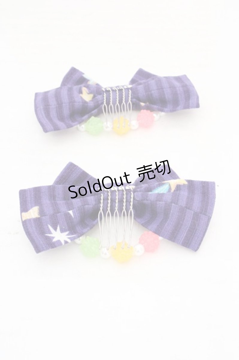 画像2: metamorphose / Sweet Shooting Star リボンヘアコーム  ファンタジーナイト O-26-05-10-5078-ME-AC-OW-OS (2)