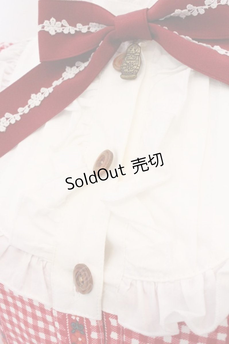 画像2: metamorphose / Nostalgic Matryoshka Doll長袖ワンピース  アカ系 O-26-05-10-5019-ME-OP-OW-OS (2)